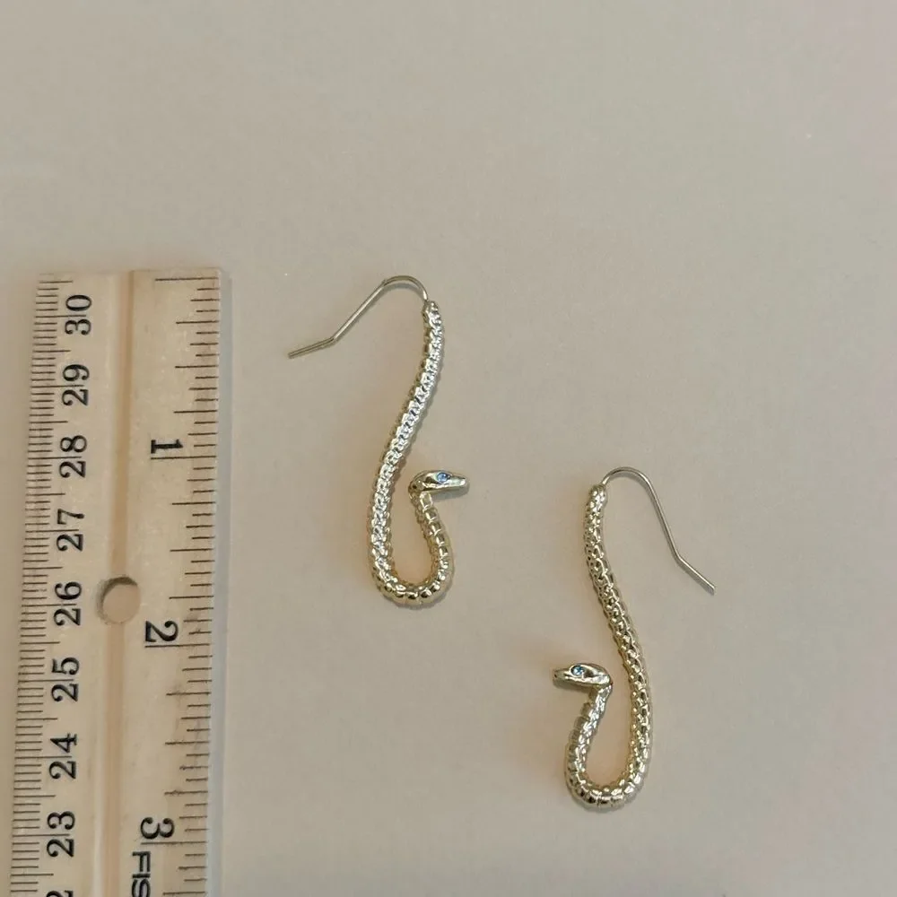 Snake earrings N1038 - Picture 4 of 4